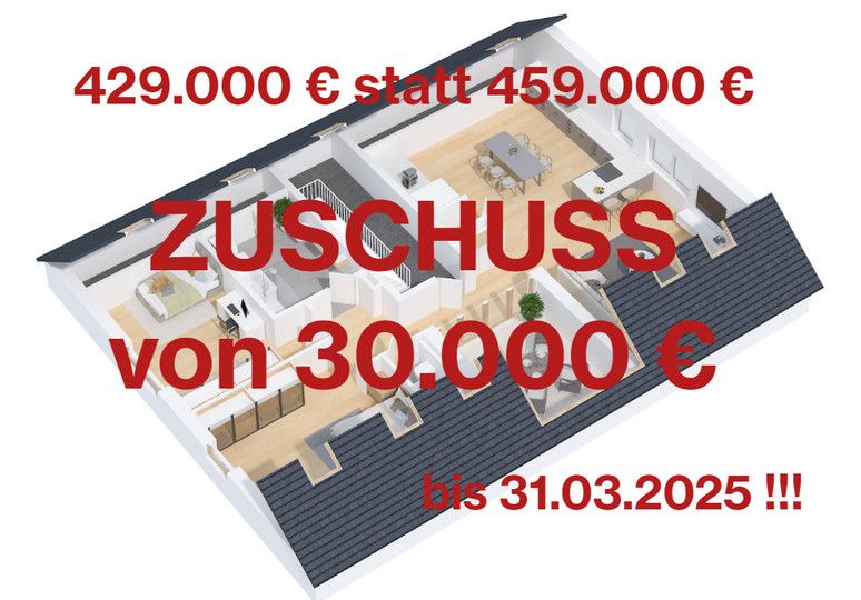 Top-DEAL: NEUBAU Traumwohnungen – JETZT mit 30.000 € Zuschuss vom Bauträger beim Kauf bis 31.03.25!